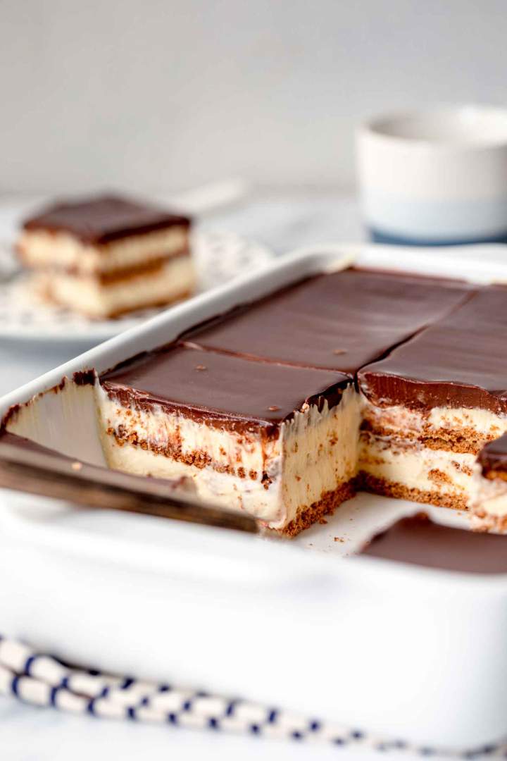 Kremne puding rezine s čokolado