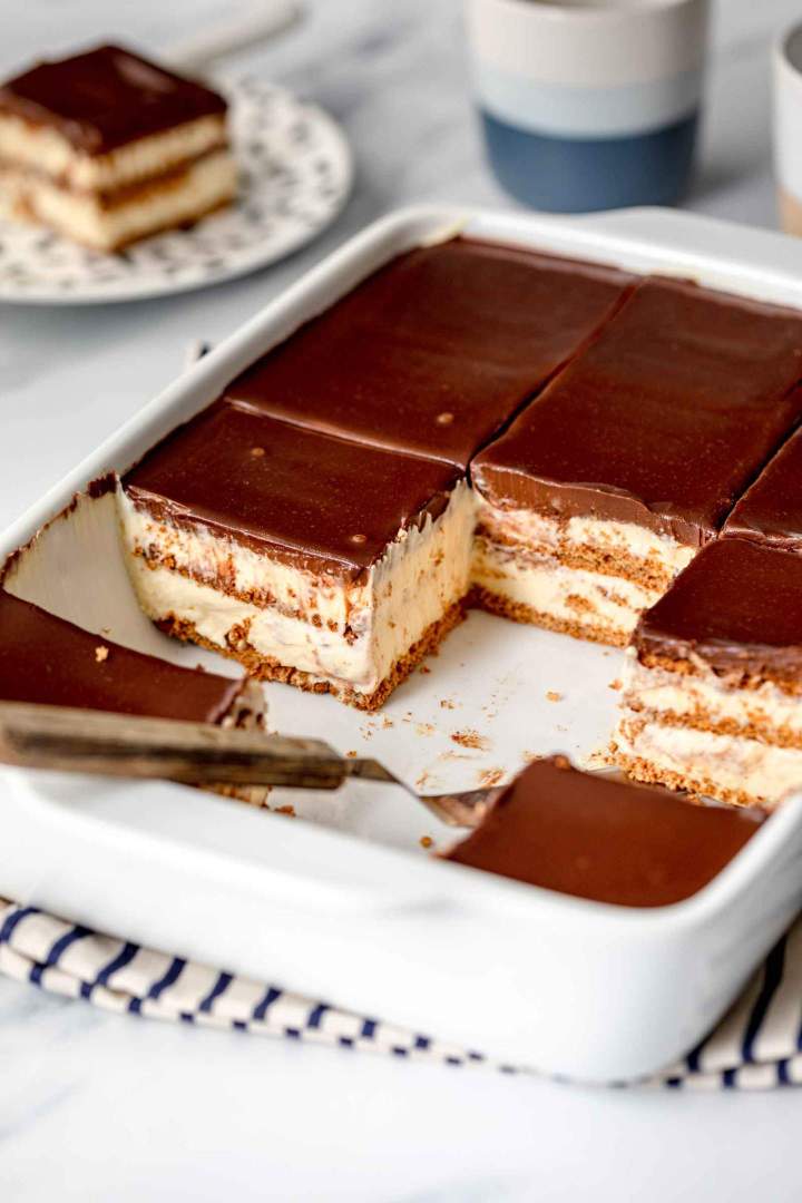 Kremne puding rezine s čokolado