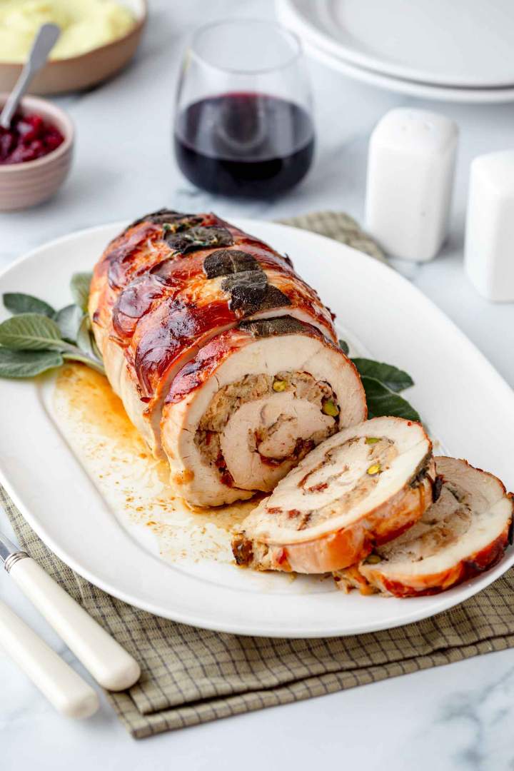 Turkey Roulade with Prosciutto