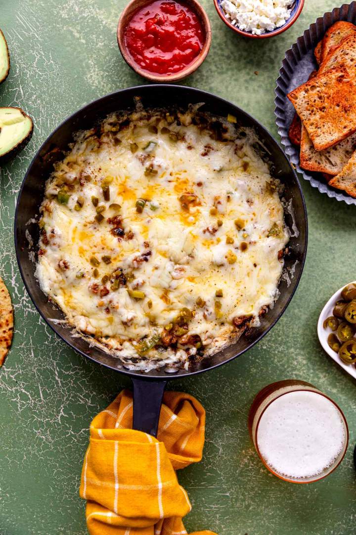 Mexican-Inspired Queso Fundido