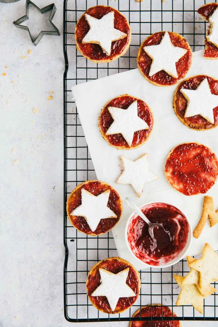 Raspberry Almond Cookies