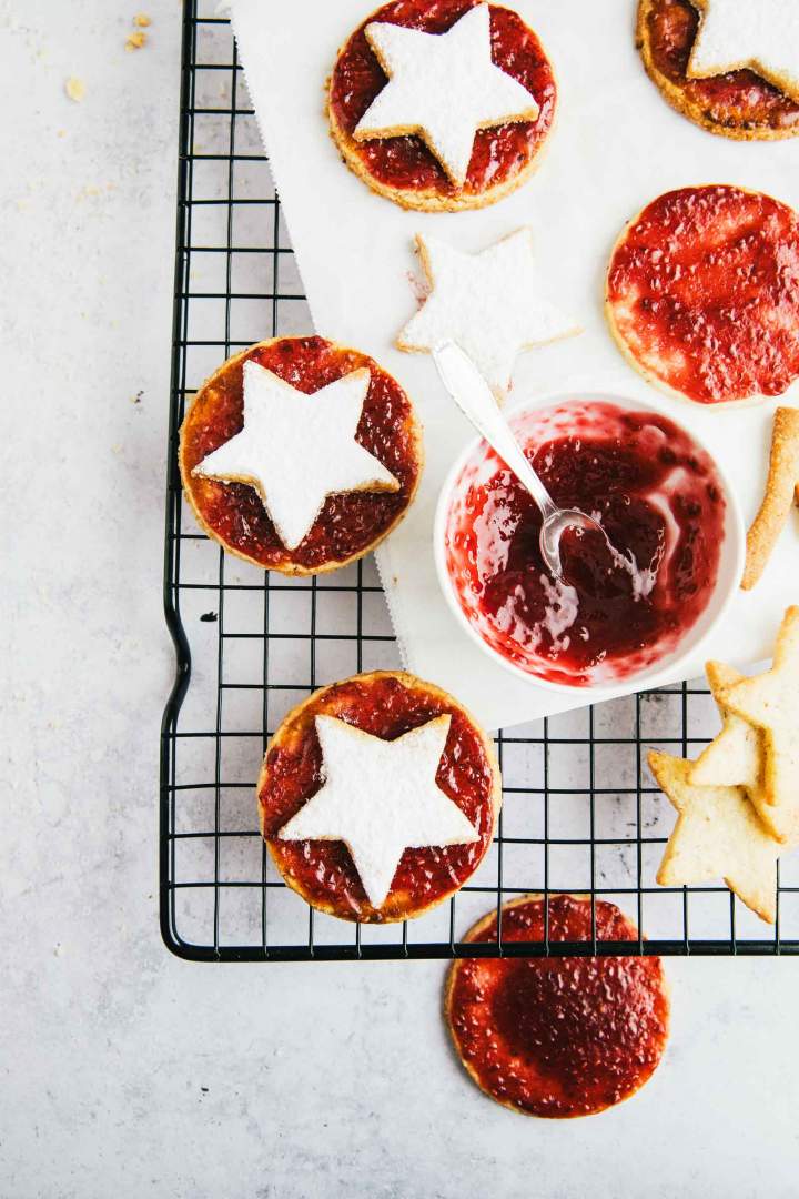 Raspberry Almond Cookies