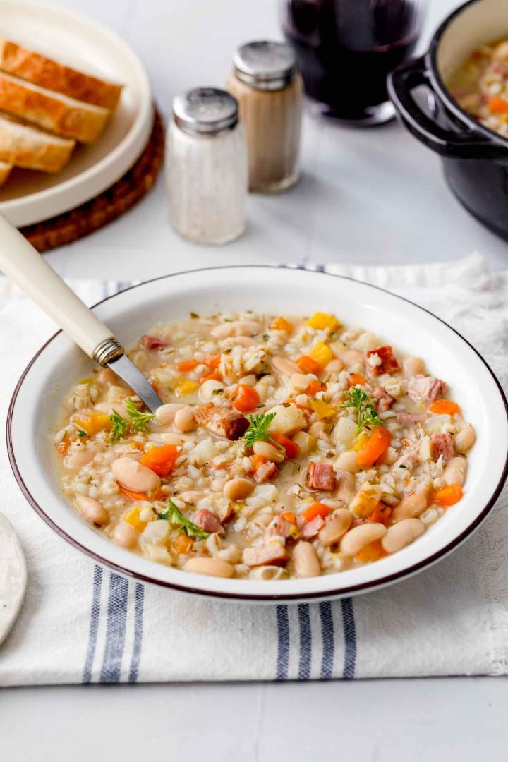 Bean Barley Soup (Ricet)