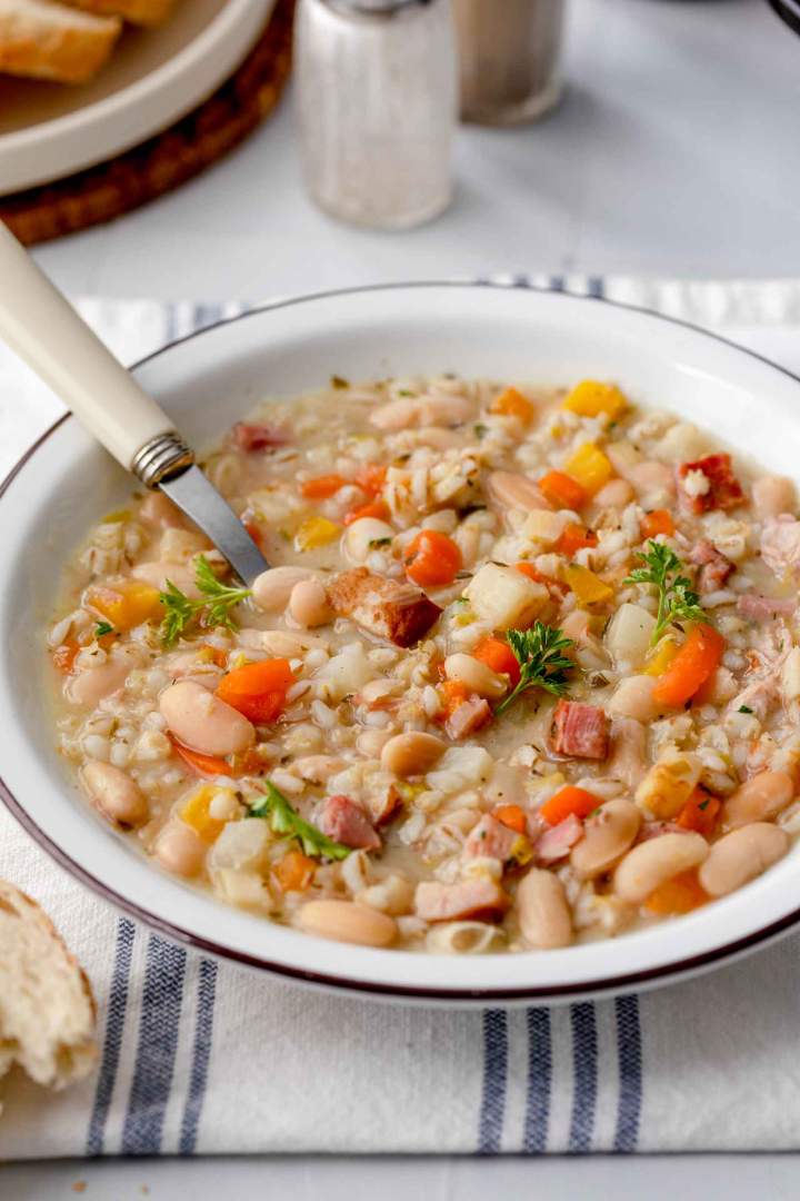 Bean Barley Soup (Ricet)