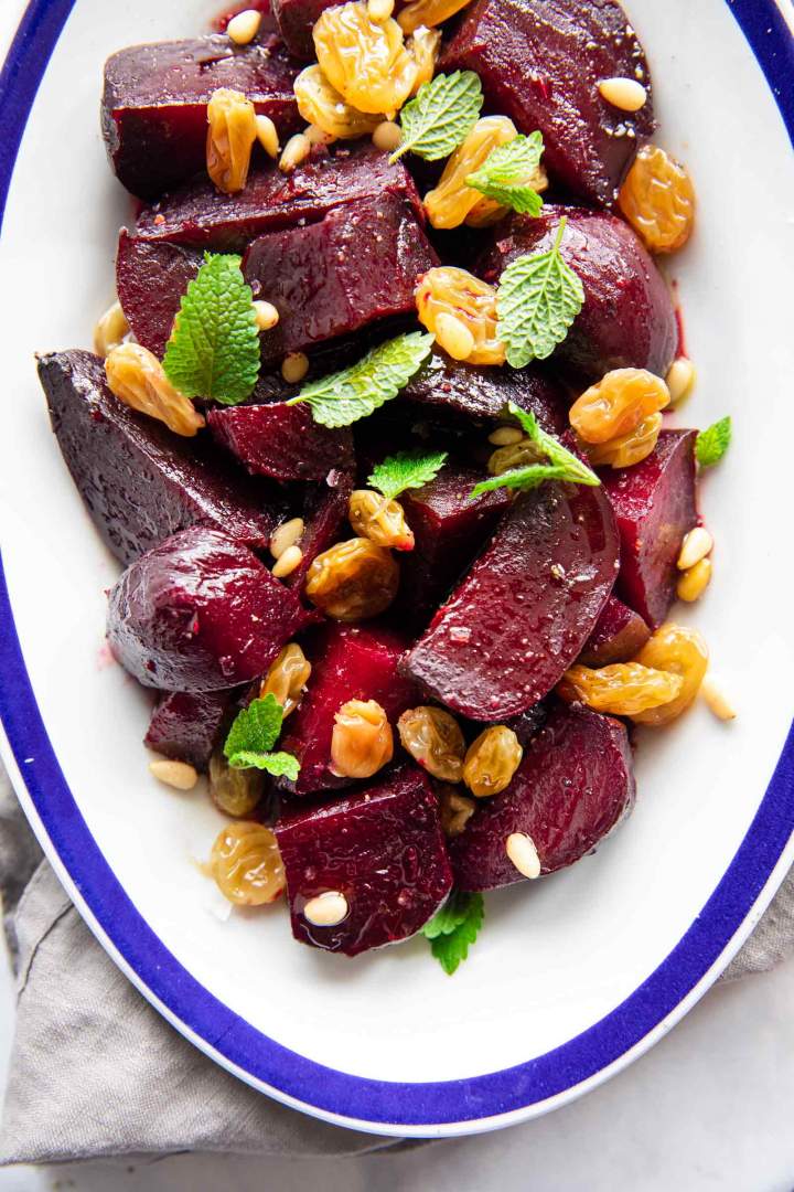 Roasted Beets with Balsamic Dressing