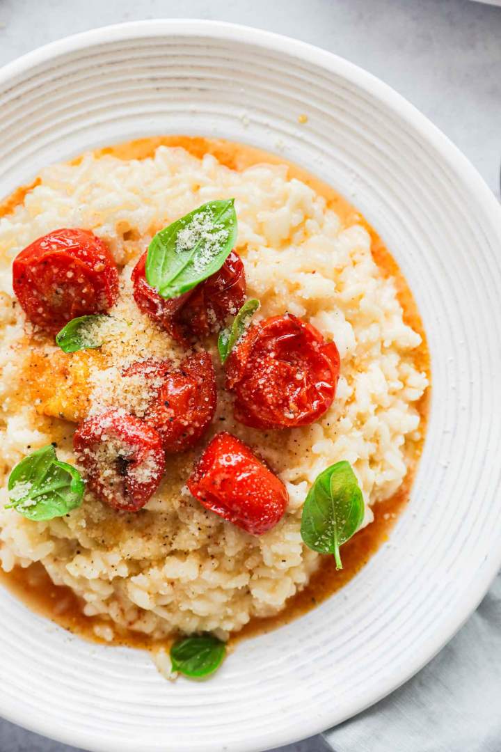 Roasted Cherry Tomato Risotto recipe