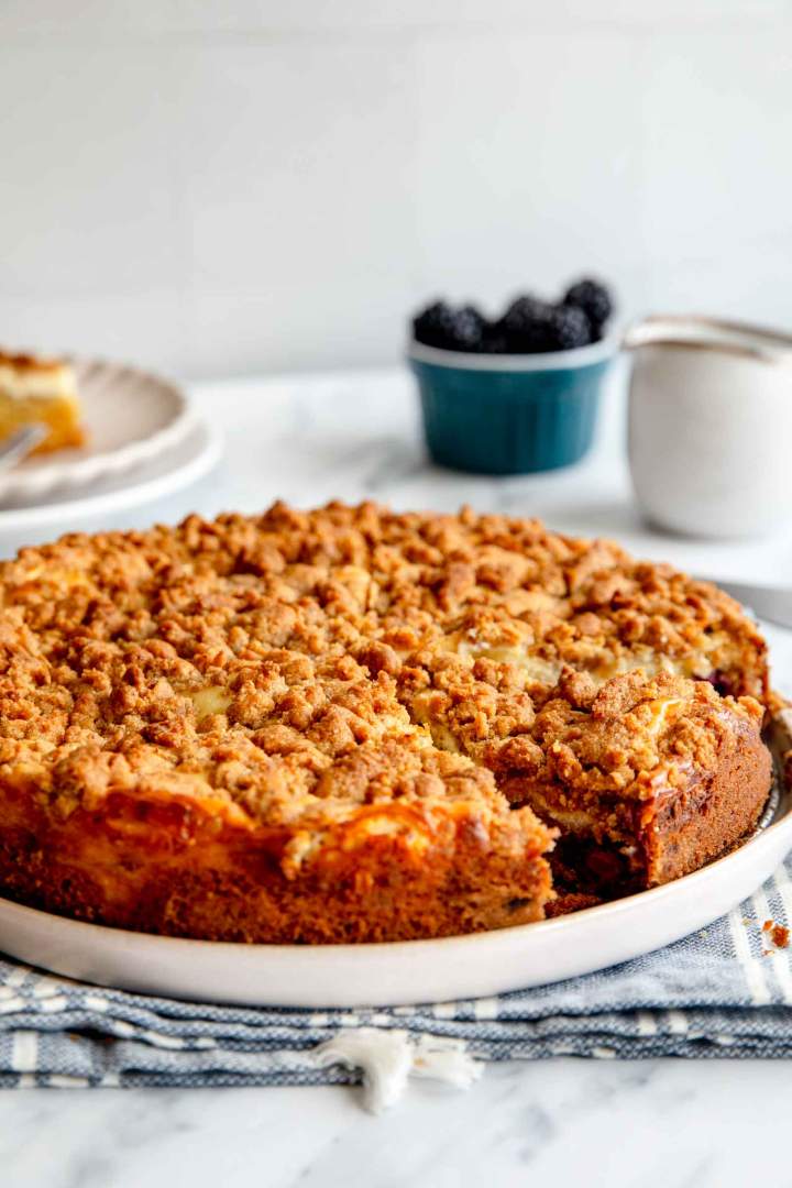 Blackberry Cream Cheese Coffee Cake