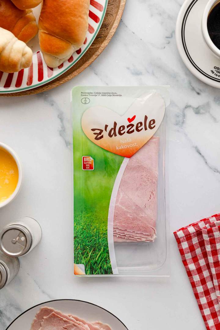 Rogljički s šunko in sirom