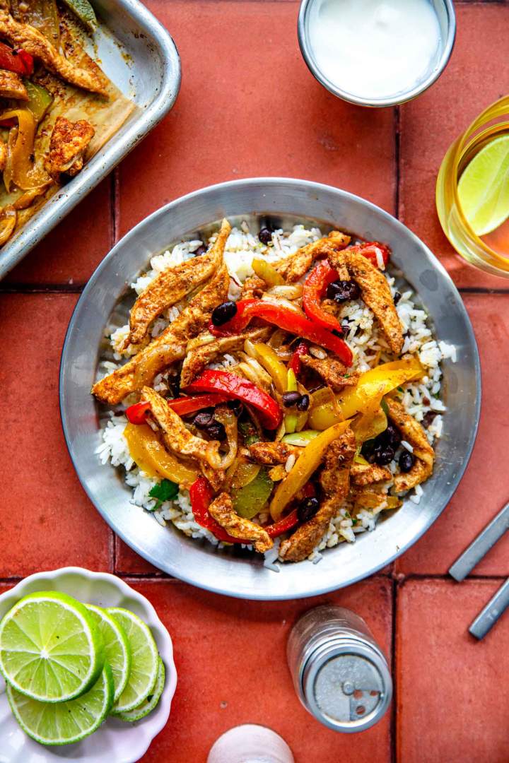 Sheet Pan Chicken Fajitas