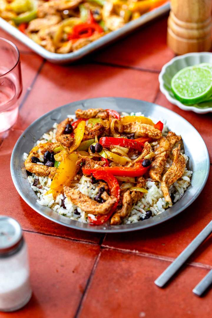 Sheet Pan Chicken Fajitas