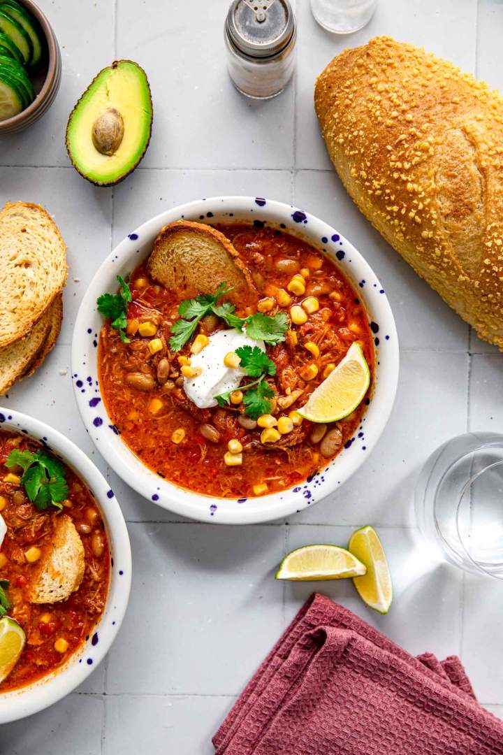 Mexican-Inspired Pulled Pork Soup