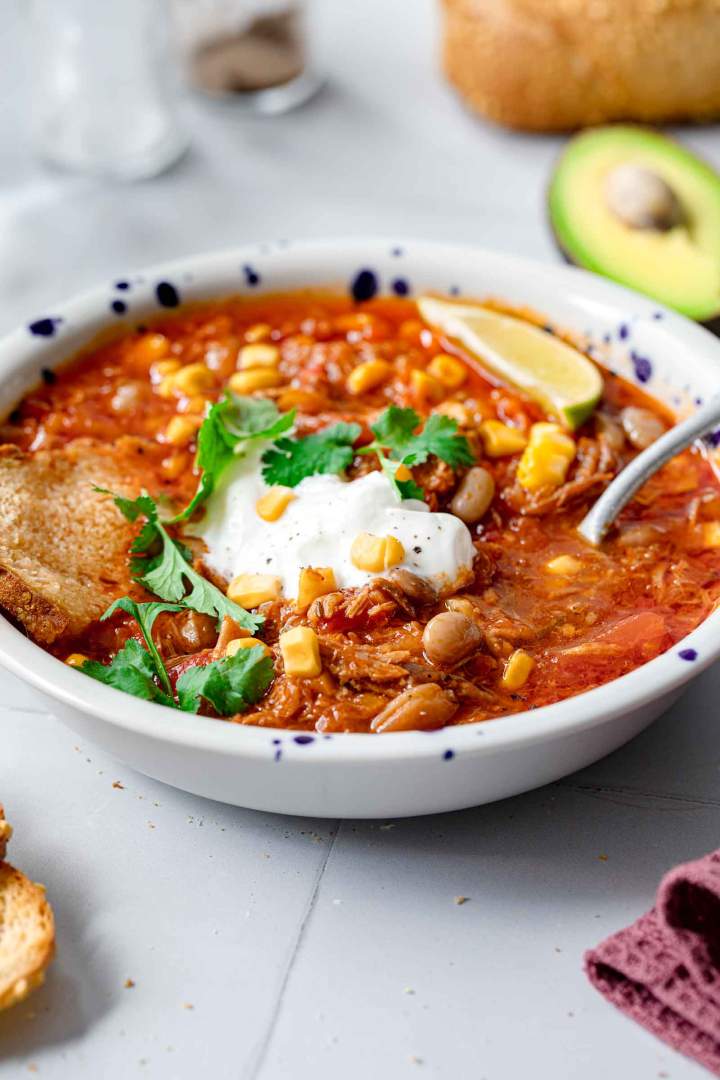 Mexican-Inspired Pulled Pork Soup