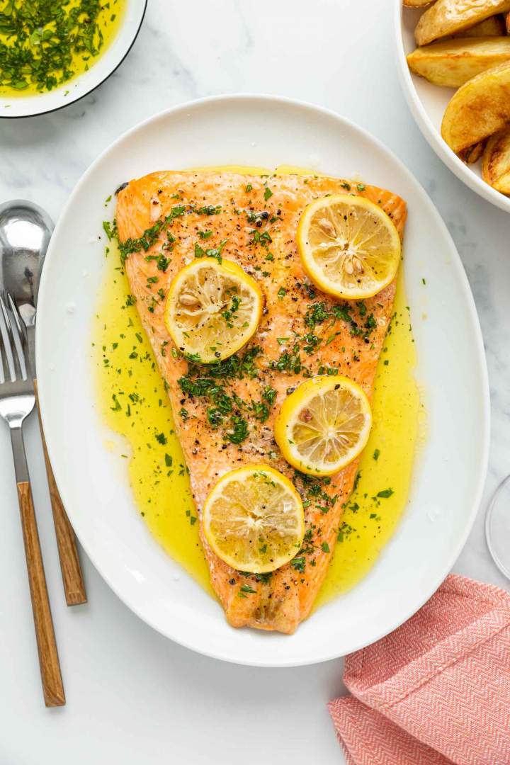Simple Oven Baked Salmon recipe