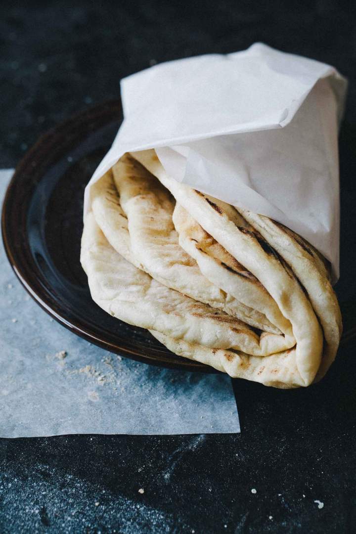 Delicious homemade Skillet flatbread cooked in a skillet