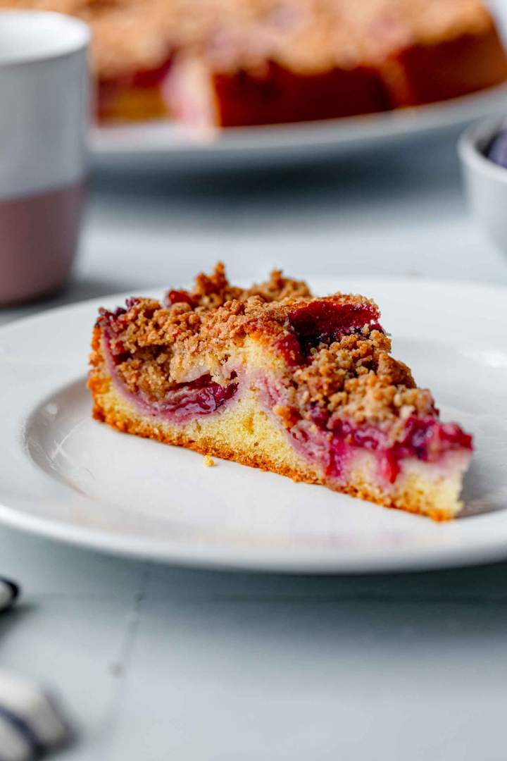 Plum Crumble Cake