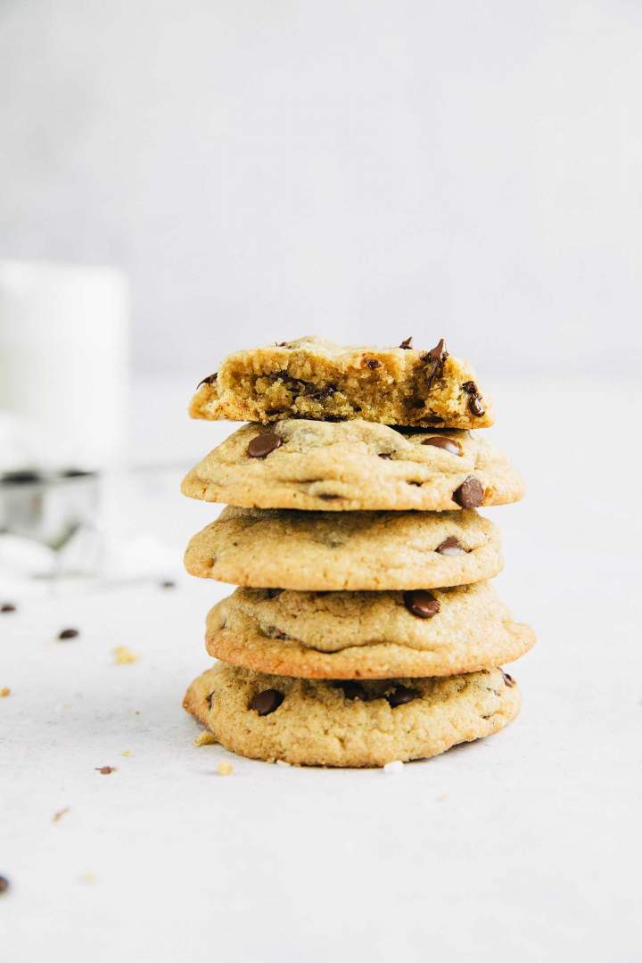 Whole Wheat Soft Chewy Chocolate Chip Cookies