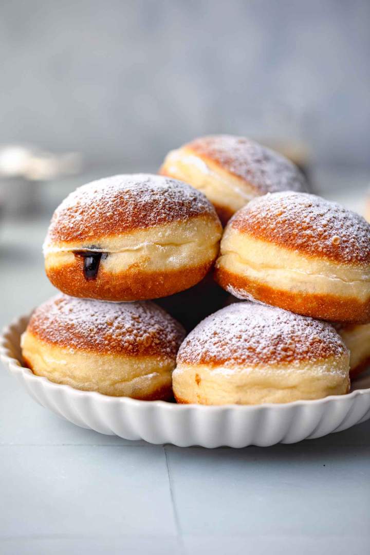 Spelt Doughnuts with Jam