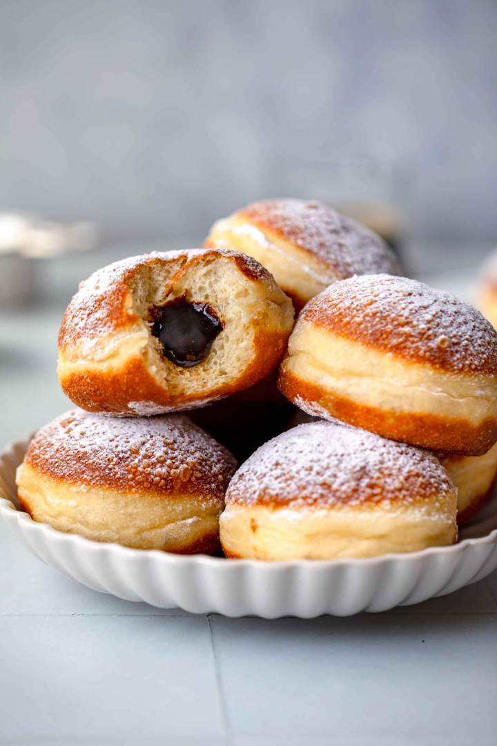 Spelt Doughnuts with Jam