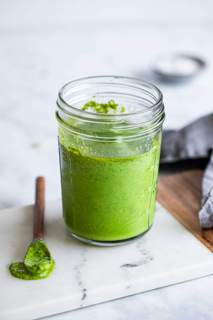 Spinach Basil Pesto Sauce