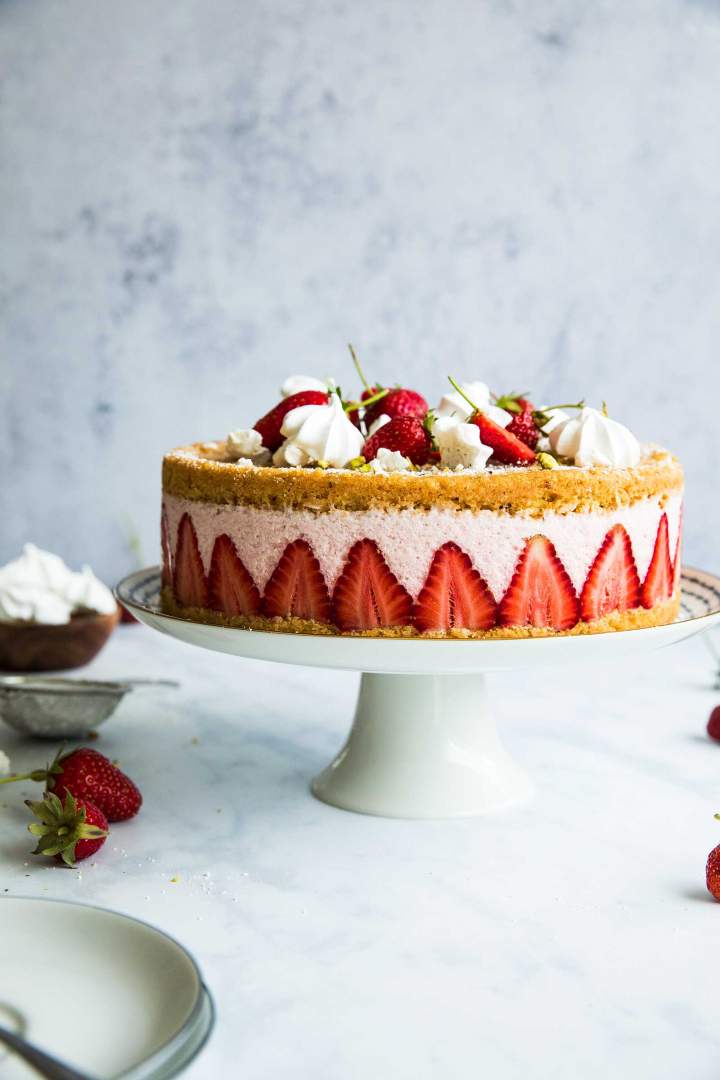 Homemade Strawberry Cake