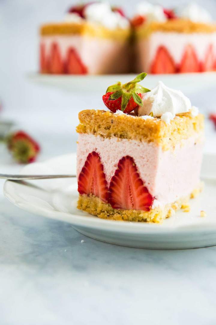 Strawberry Mousse Cake