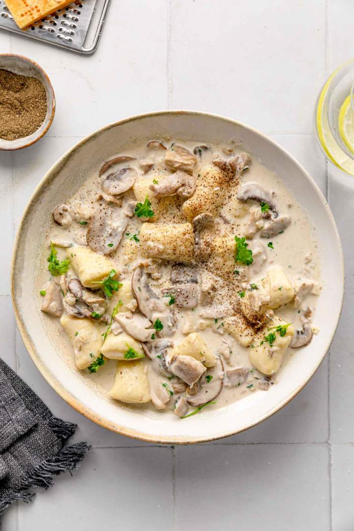 Creamy Mushroom Gnocchi