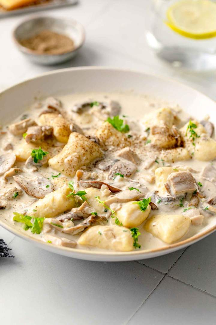 Creamy Mushroom Gnocchi