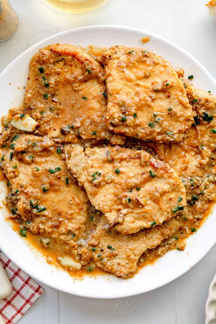 Pork Loin Steak with Sauce