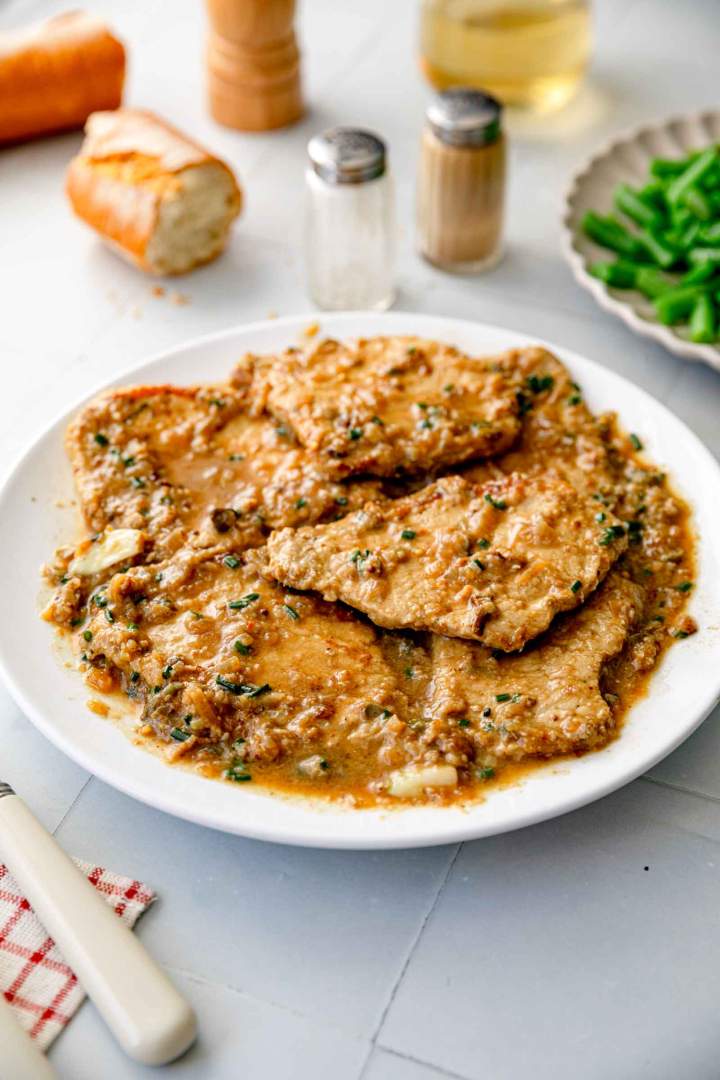 Quick Pork Loin Steak with Sauce