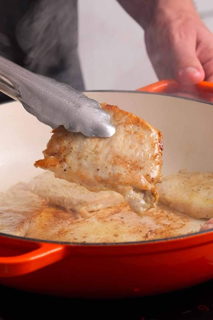 How to make Pork Cutlets in Creamy Mustard Sauce