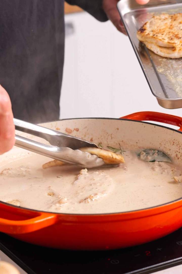 How to make Pork Cutlets in Creamy Mustard Sauce