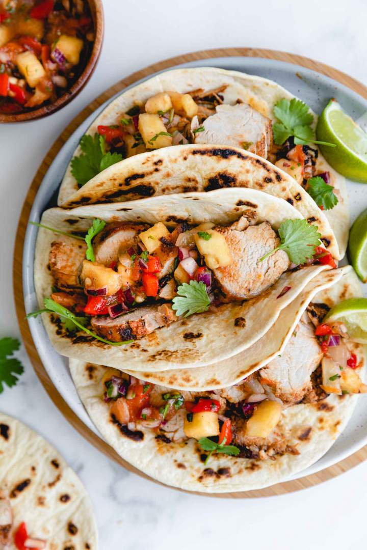Roasted Pork Tacos with Pineapple (Al Pastor)