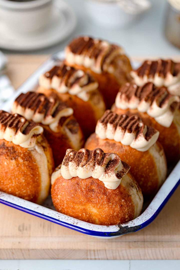 Tiramisu Doughnuts