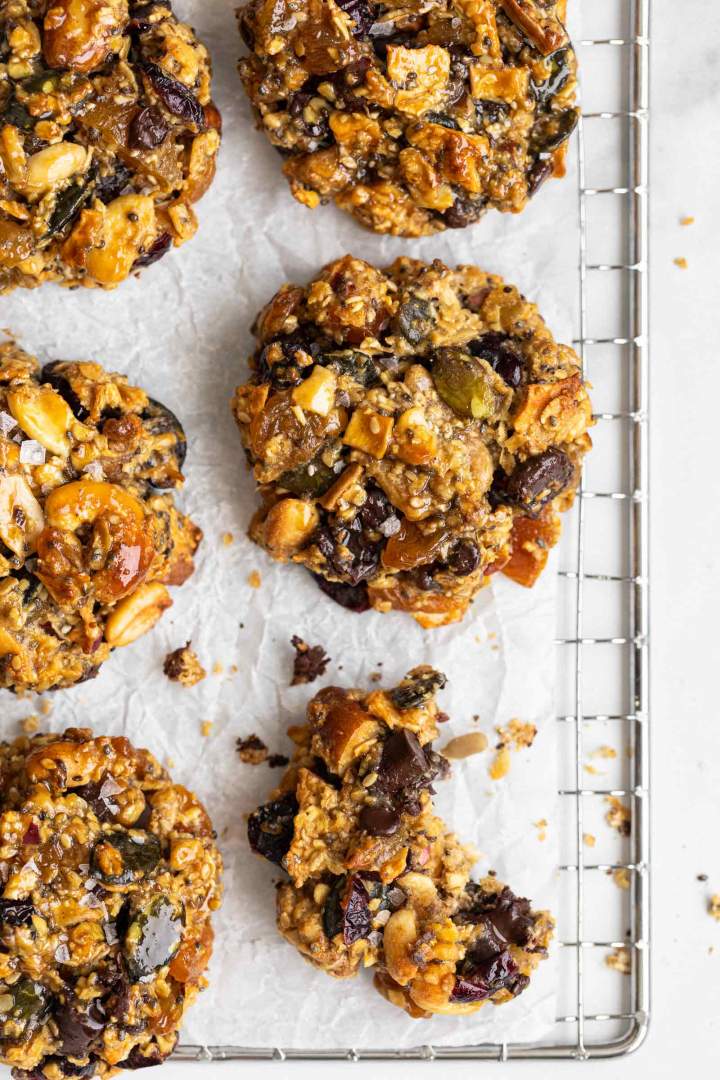 Baked Healthy Trail Mix Cookies