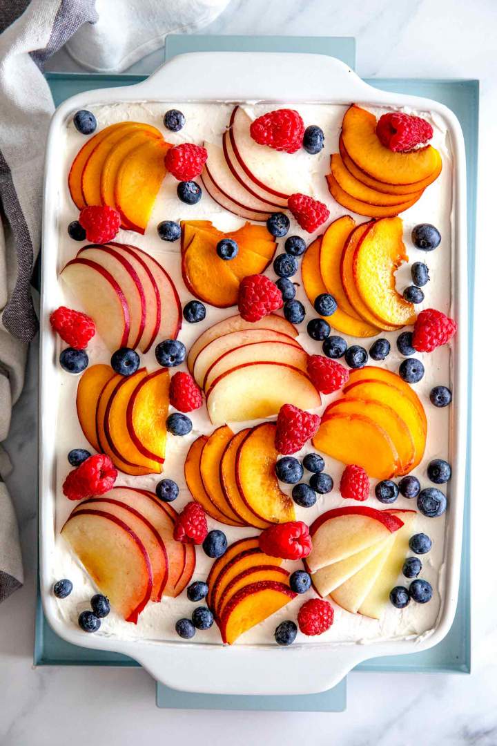 Tres Leches Cake with Fruit