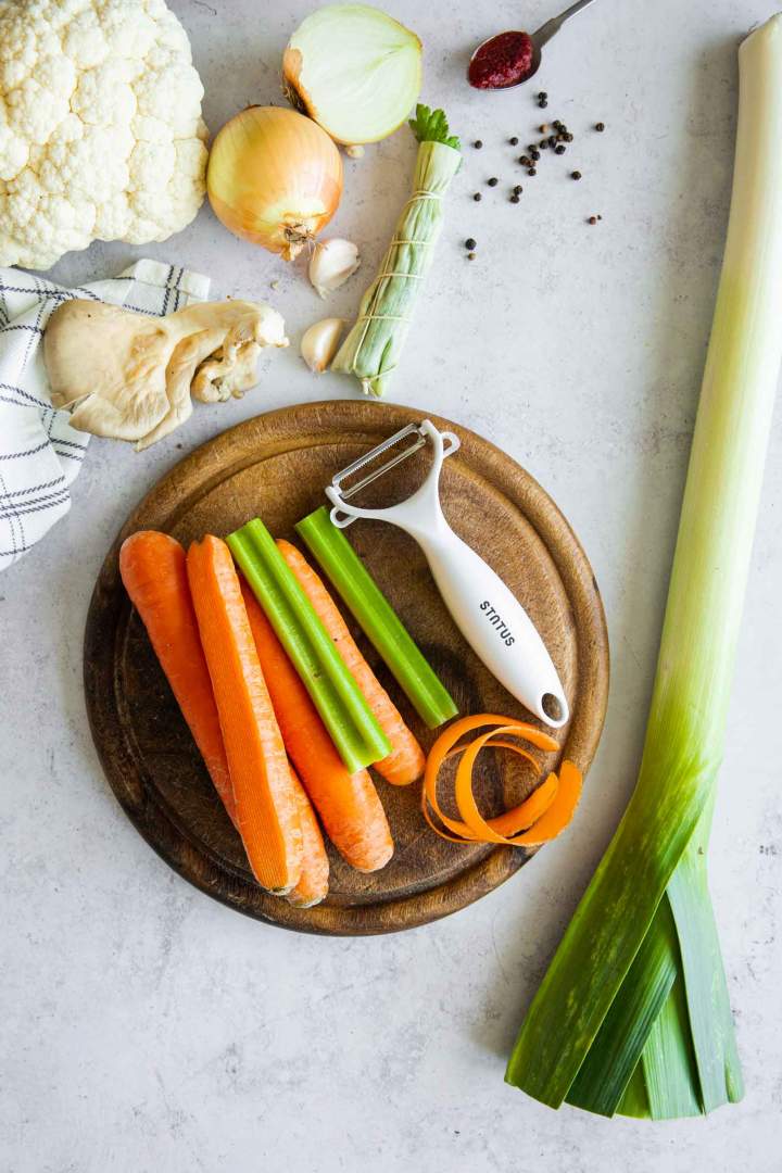 Ingredients for  Vegetable Broth recipe