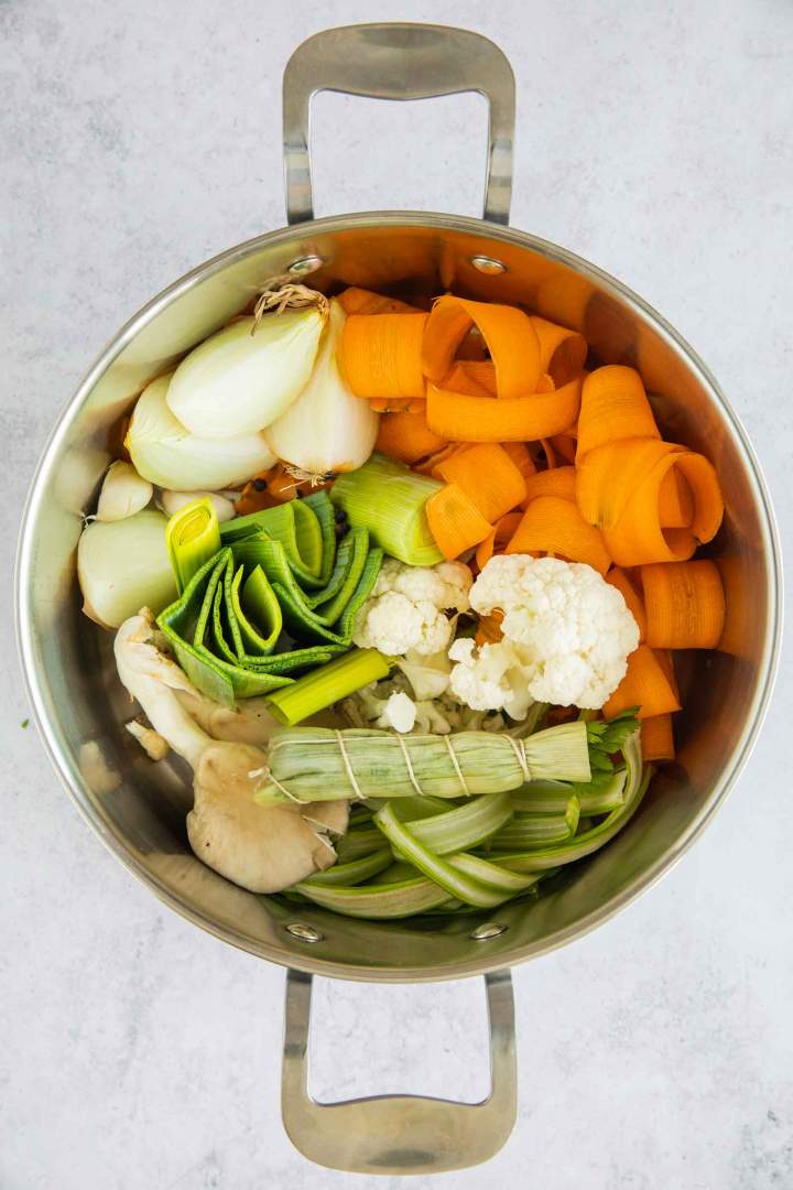  Vegetable Broth recipe before cooking