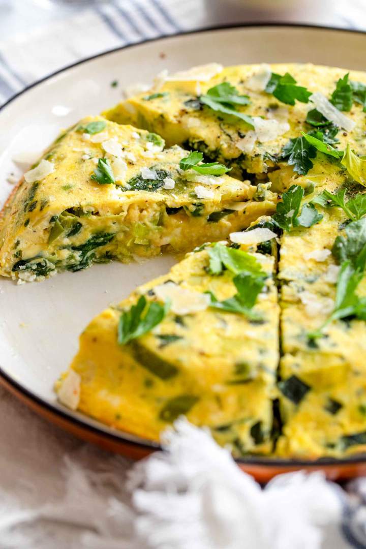 Frtalja z zelenjavo (Fritata)