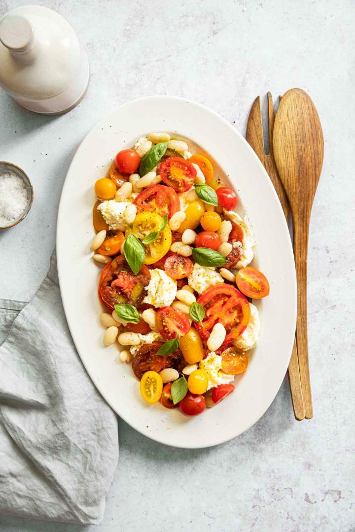 Homemade tomato salad