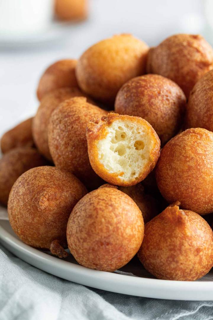 Fluffy and soft Yogurt sweet fritters